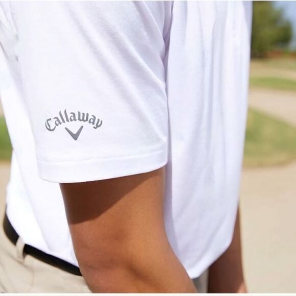 Callaway Men's White C-Tech X-Series Golf Polo - Picture 14 of 14